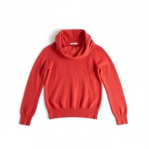 GAP Vibrant Coral Cowl Neck Sweater